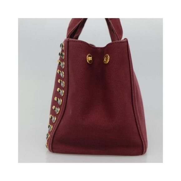 Pre Loved Prada Canapa Women Red Handbags - Picture 5 of 8